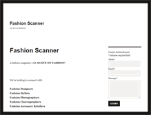 Tablet Screenshot of fashionscanner.com